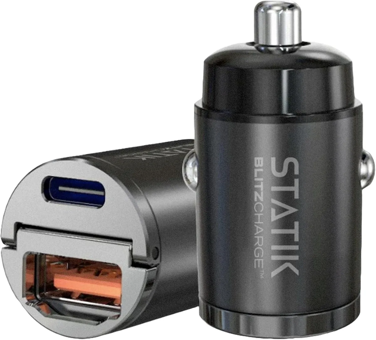 Leelbox Leelbox STATIK Dual Car Charger 45W USB-C USB-A 12-24V — product photo