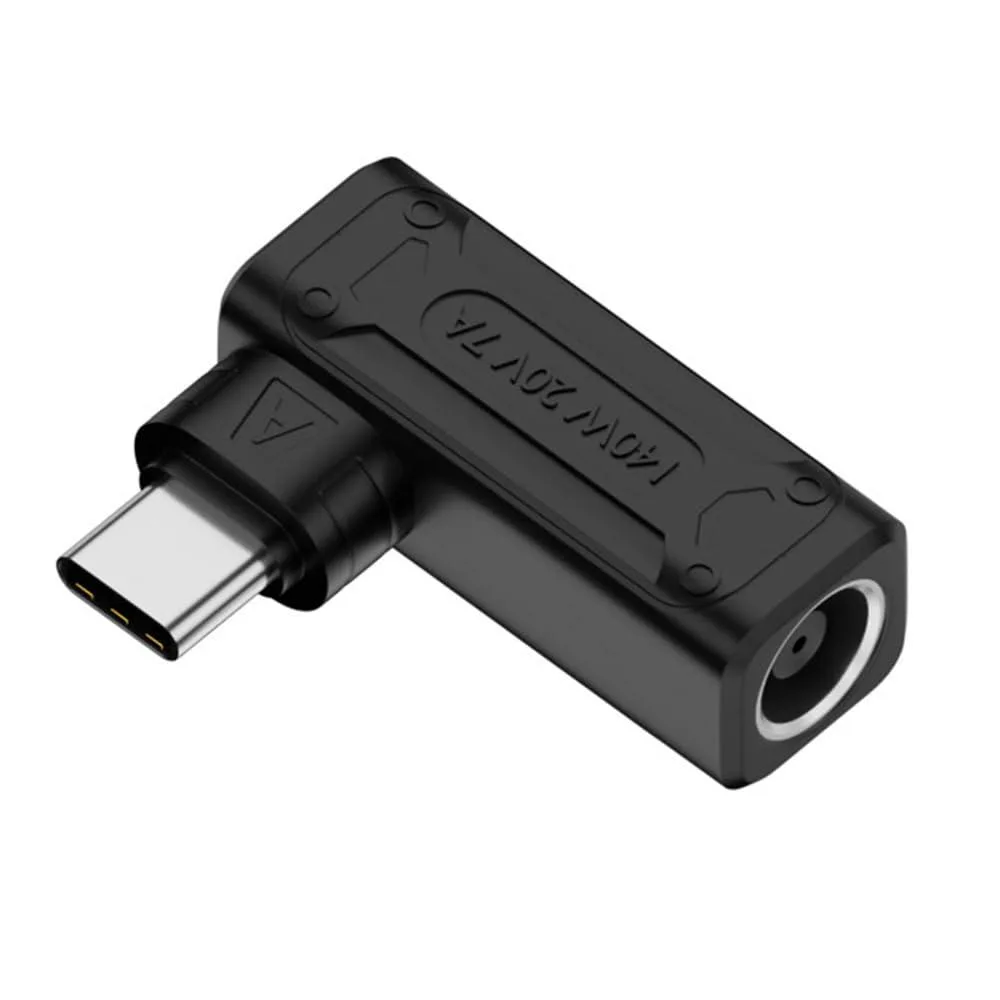 Fervit Fervit 140W DC Jack 7.9x5.4mm to USB-C Angled 90° Power Adapter — product photo