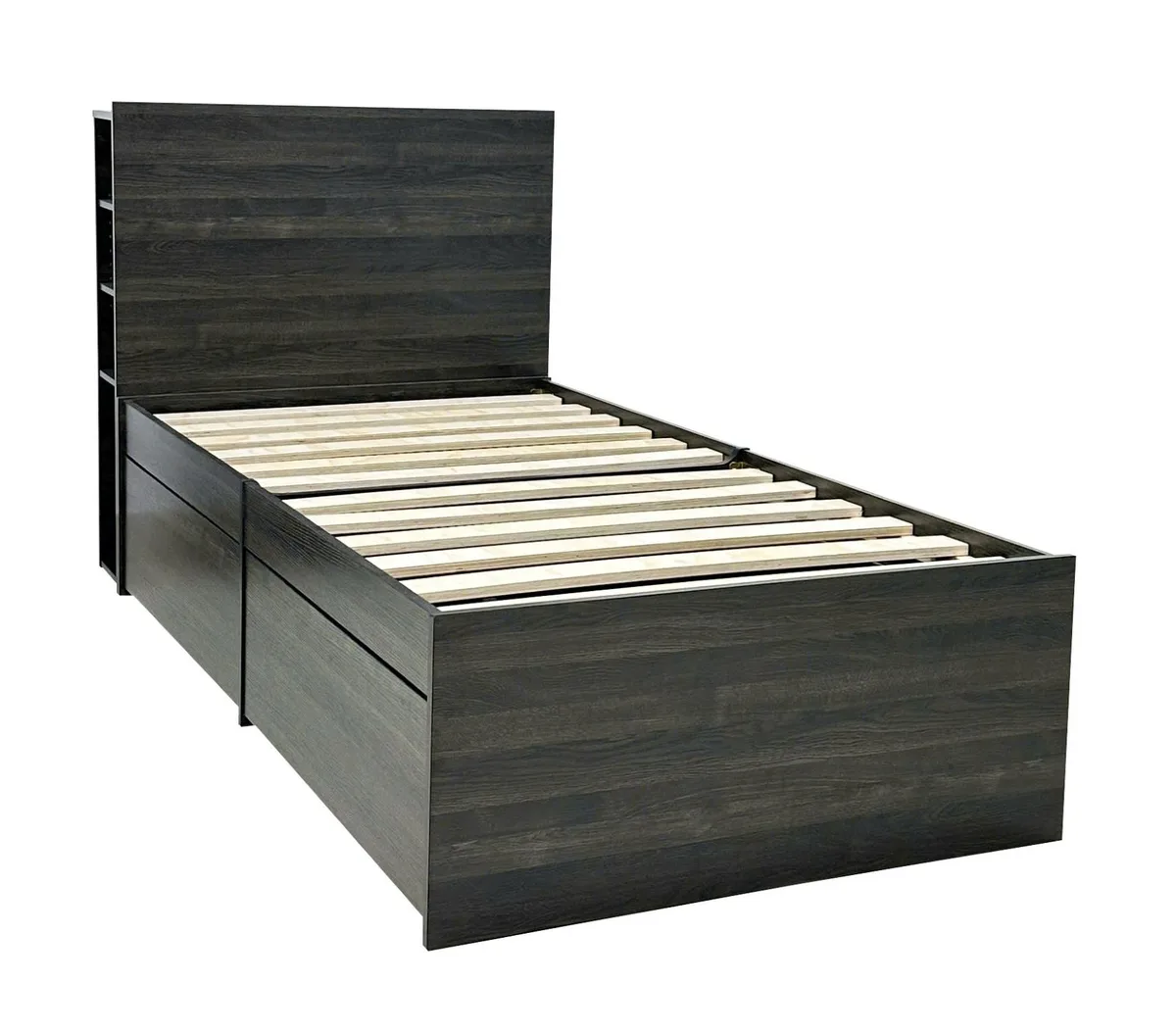 tuphen tuphen Robin Twin Storage Bed Dark Gray — product photo