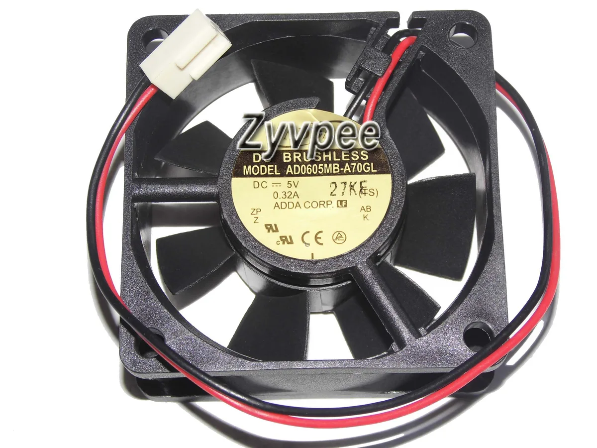 SunnyStar Co., Ltd SunnyStar Co., Ltd AD0605MB-A70GL 6025 5V .32A 2 Pin 60mm case fan — product photo