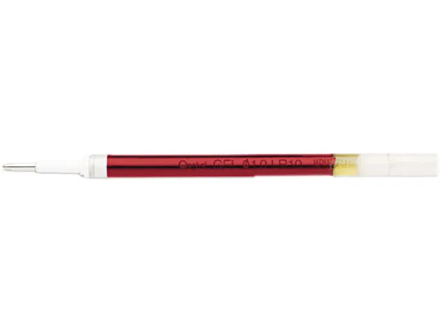 Pentel of America, Ltd. Pentel of America, Ltd. LR10B pen refill, 1.0 mm metal tip, red ink — product photo