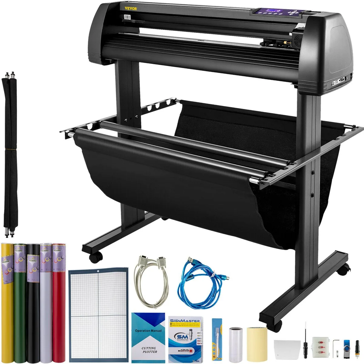 VEVOR VEVOR 34" Vinyl Cutter Plotter 30.7 in Cut Width 3 Blades LCD Screen — product photo