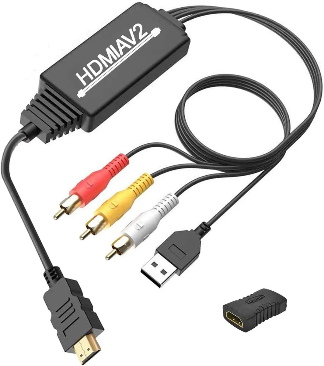 ESTONE ESTONE HDMI to RCA Converter Cable 120cm 1080P 480i 576i — product photo