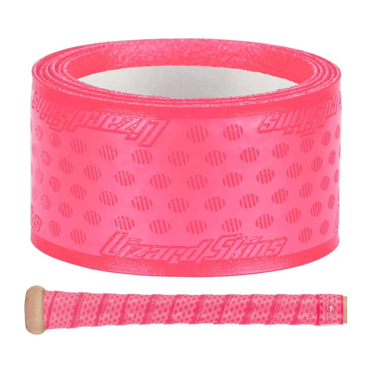 Neon pink bat grip tape roll .5 mm 39 in