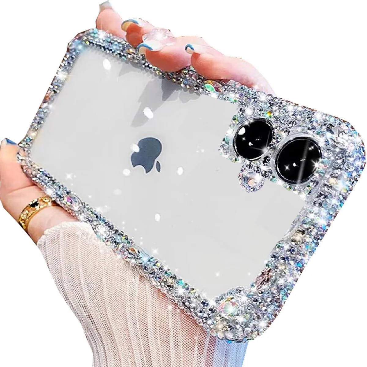 OMOTON OMOTON Clear Glitter Case for iPhone 17 6.3 Clear — product photo