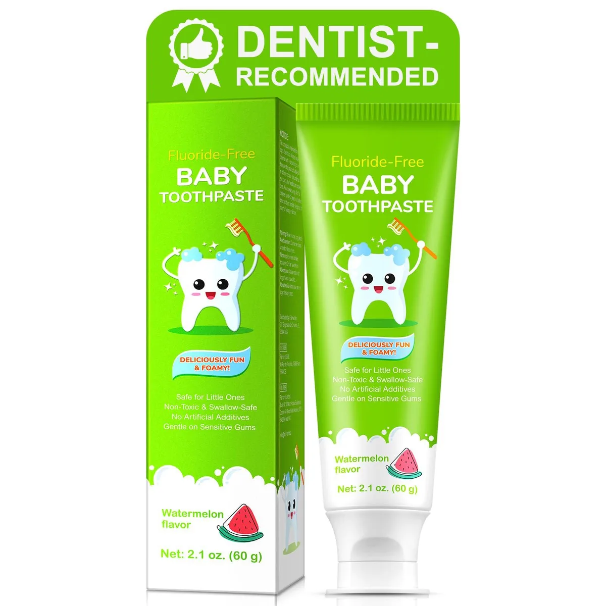  Fluoride-Free Baby Toothpaste Watermelon 60g FB35644 — product photo