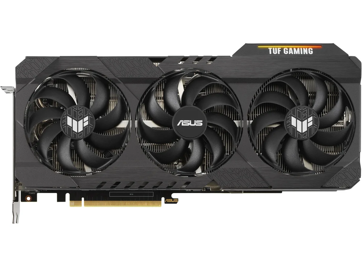 ASUS ASUS TUF-RTX3090-O24G-GAM GeForce RTX 3090 24GB graphics card — product photo