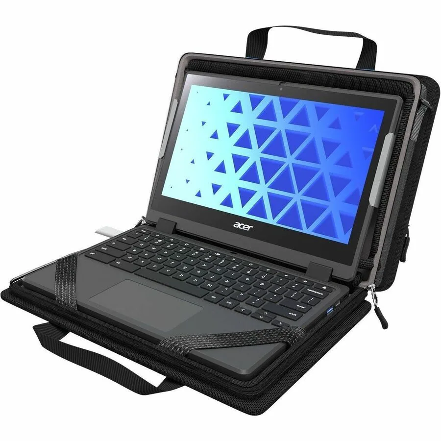 Max Cases Max Cases Explorer 5 Work-In Case with Pocket 11" Shoulder Strap Black — product photo