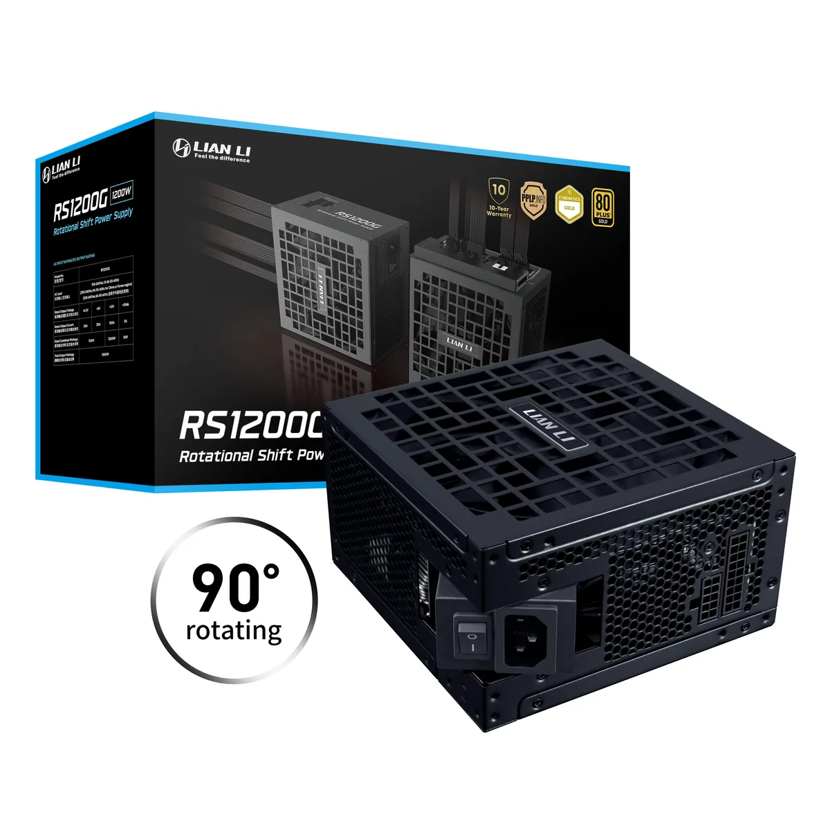 Lian Li Lian Li RS1200G.BH 1200 W ATX 3.1 power supply — product photo
