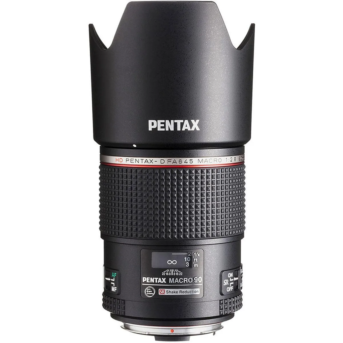 PENTAX PENTAX 22210 90mm f/2.8 ED AW SR camera lens — product photo