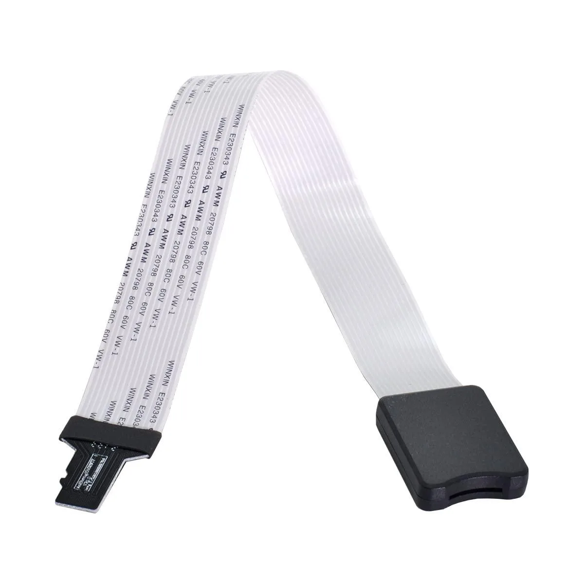 Fervit Fervit Micro-SD TF Male to Female Extension Flat FPC Cable 25cm — product photo