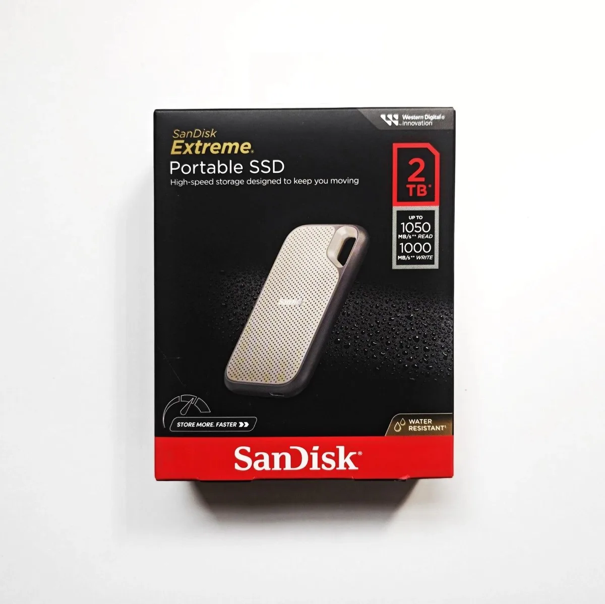SanDisk SanDisk Extreme Portable SSD 2TB 1050MB/s USB 3.2 Gen 2 Type-C IP65 — product photo