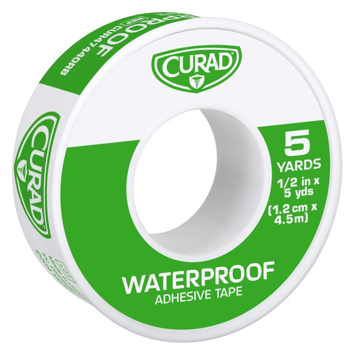  Curad CUR47440RB Waterproof Adhesive Tape 1/2 In x 5 Yds 6 Rolls — product photo