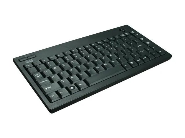Adesso Adesso WKB-3100UB 2.4 GHz RF Wireless Mini Keyboard with Optical Trackball — product photo