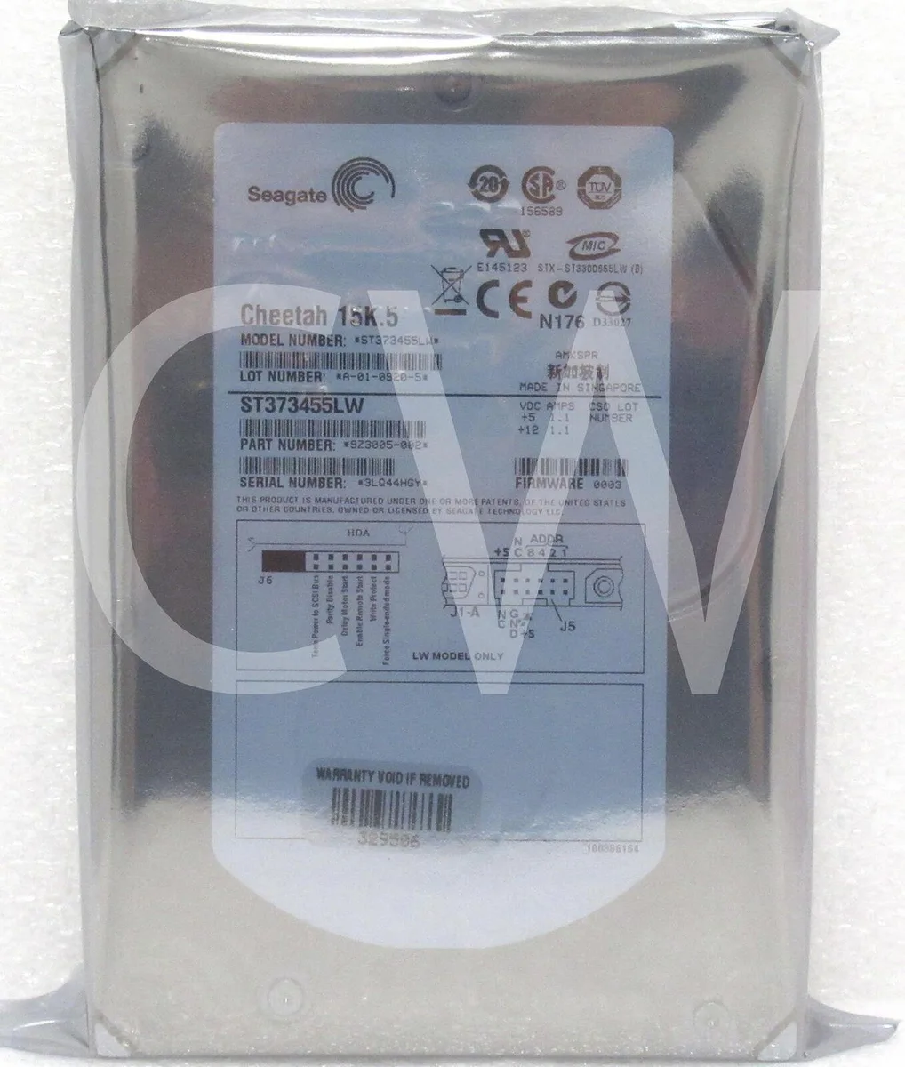 Seagate Seagate Cheetah 15K.5 ST373455LW 73GB 15000RPM Ultra-320 SCSI 16MB 3.5" internal hard drive — product photo