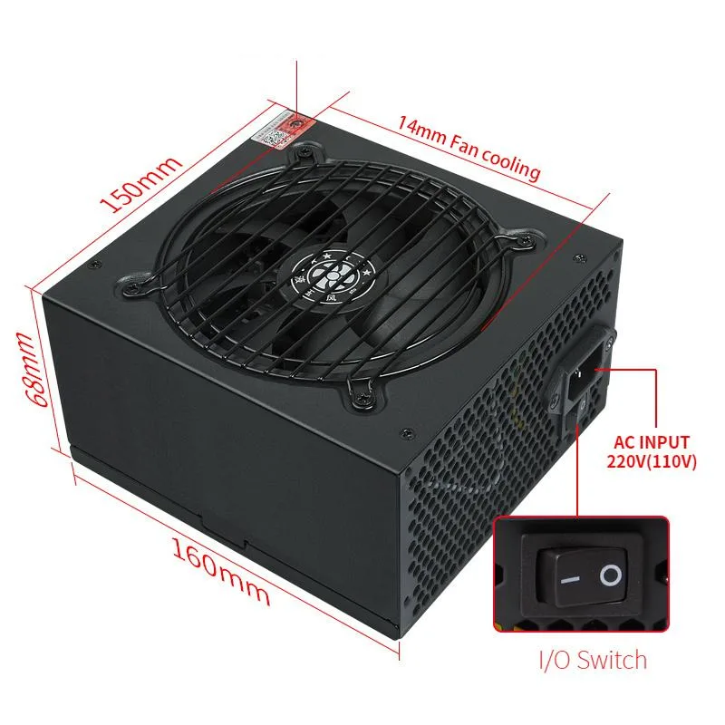 Taifast Taifast S700 700 W power supply — product photo