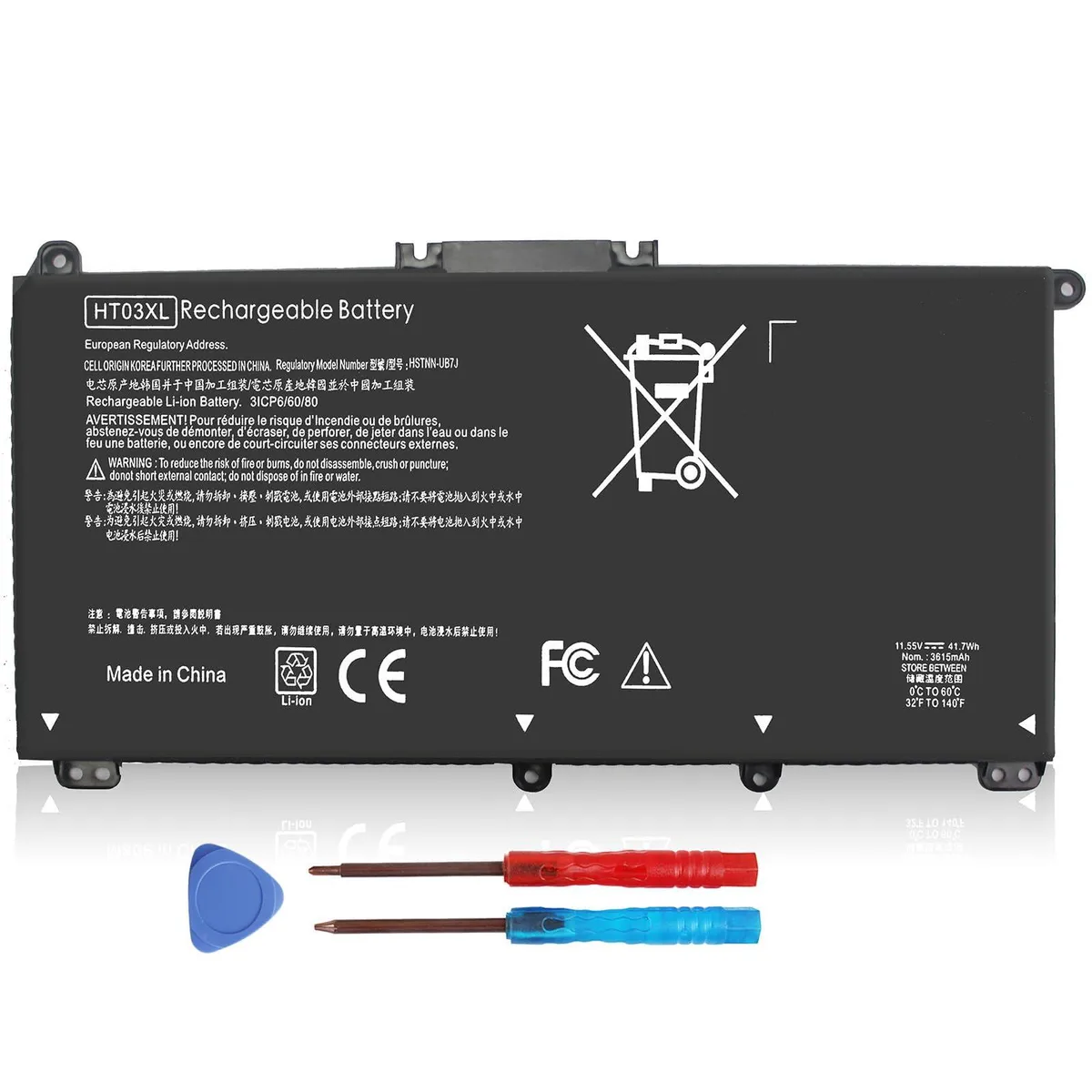 No Sew No Sew HT03XL 41.7Wh 11.55V laptop battery — product photo