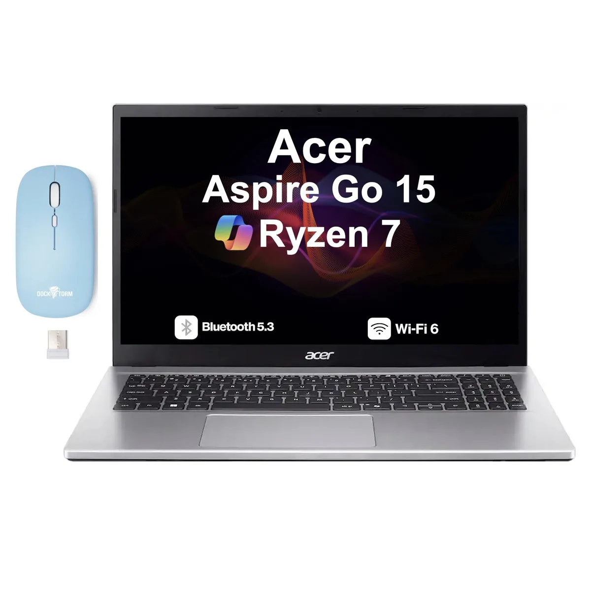 Acer America Acer Aspire Go 15 AG15-42P-R917 laptop Ryzen 7 7730U 32GB DDR4 4TB PCIe SSD — product photo
