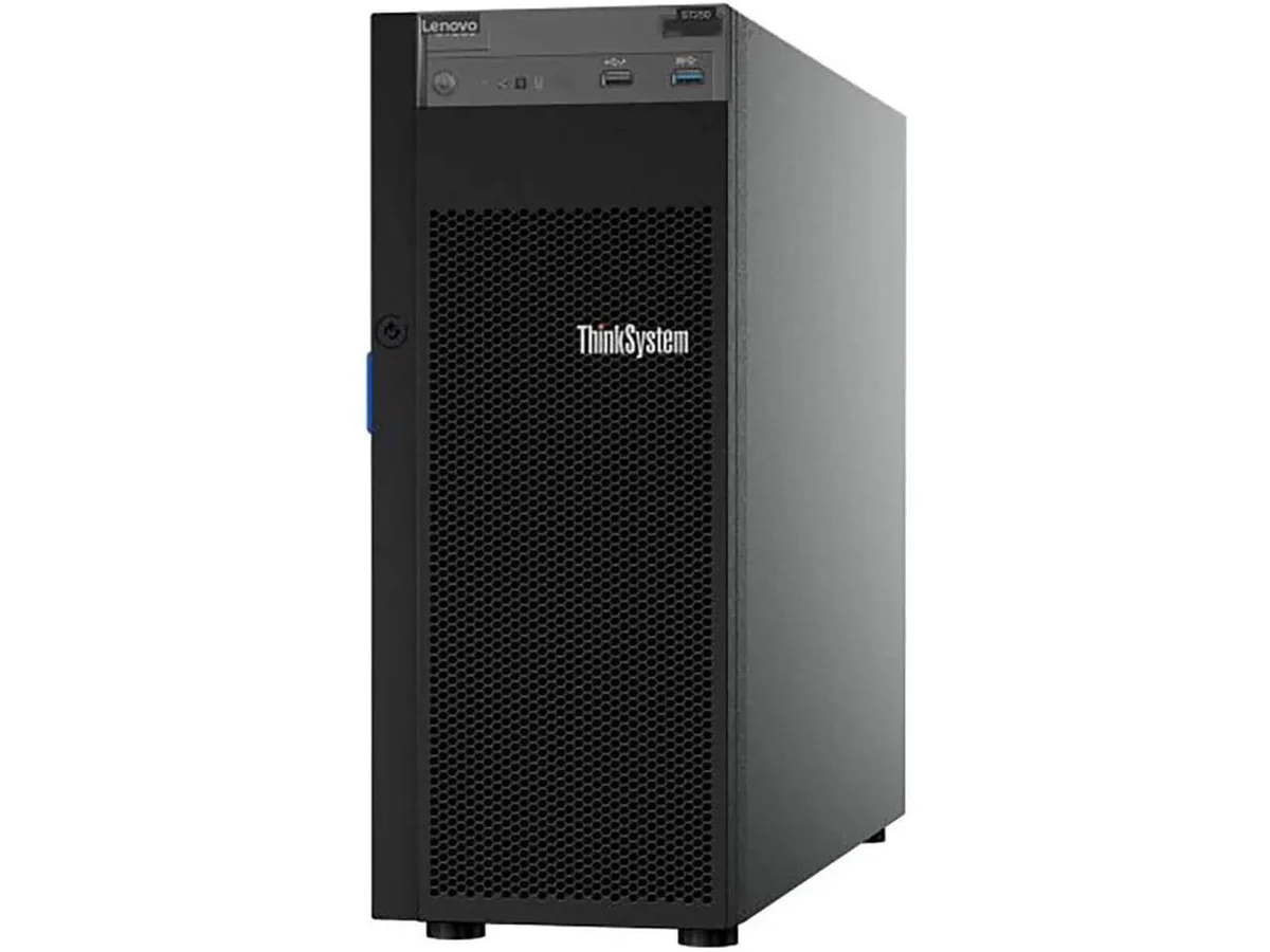 Lenovo Lenovo ThinkSystem ST250 Tower Server Bundle APC BR1500MS UPS Xeon 3.3GHz 32GB RAM 8TB HDD JBOD — product photo