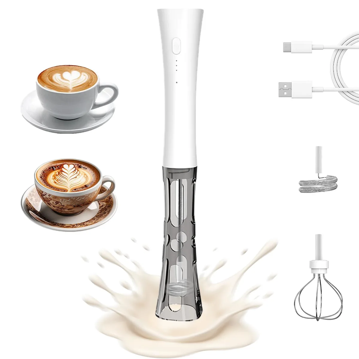  Brentwood OA-0001 2000 mAh rechargeable cappuccino machine — product photo