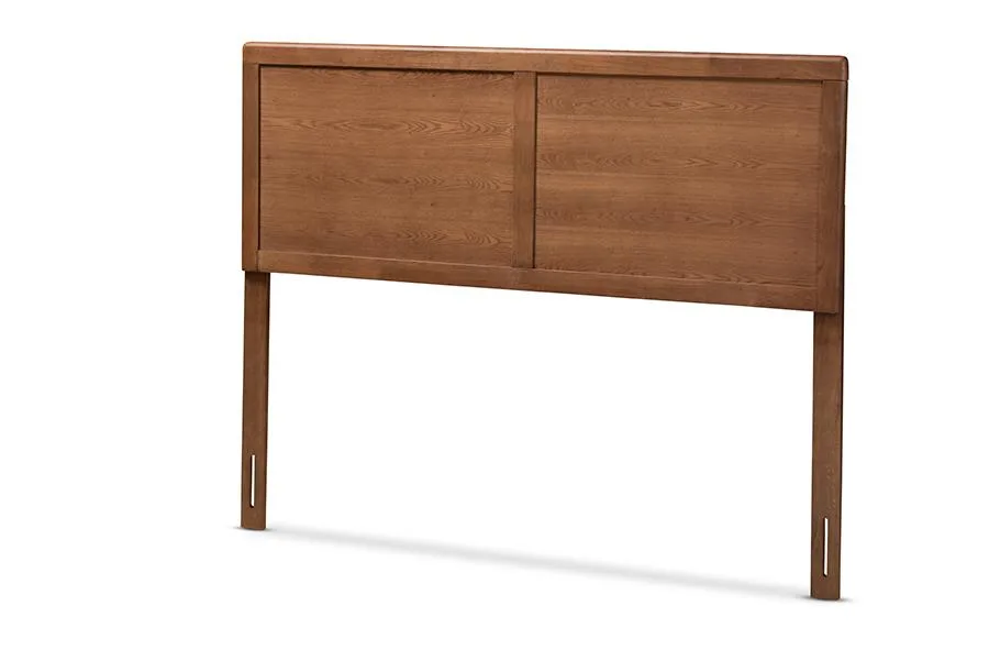 Baxton Studio Baxton Studio Raya Walnut Brown Headboard with 2.50" Height Adjustment — product photo