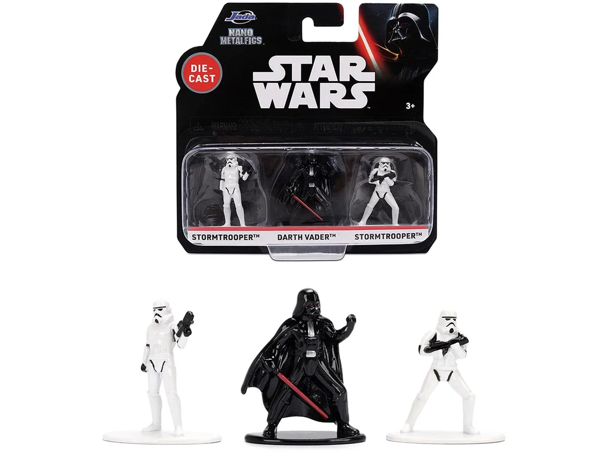 Jada Jada Star Wars Nano Metalfigs Set of 3 Diecast Figures — product photo