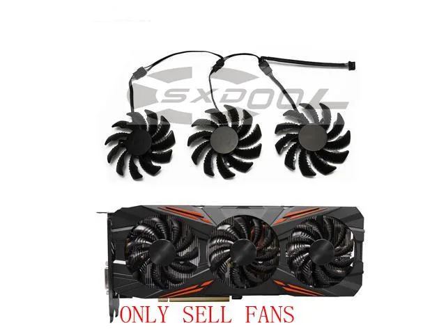 SXDOOL SXDOOL PLD08010S12H 75mm 0.35A vga cooling fan — product photo