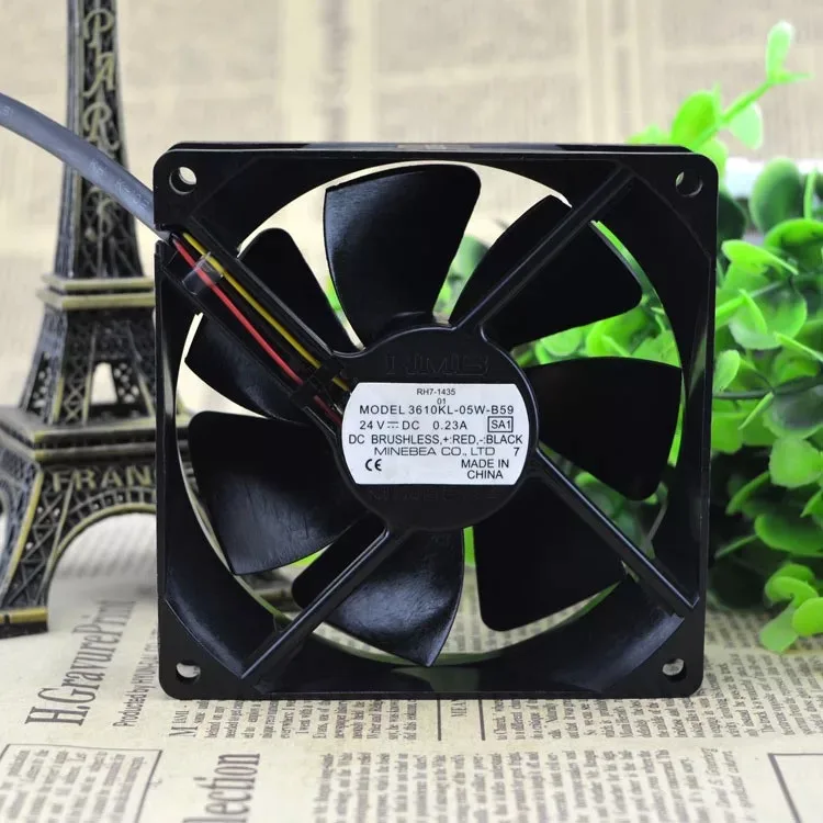 Fans Fans 3610ML-05W-B49Size case fan 24V 0.16A 92mm double ball — product photo