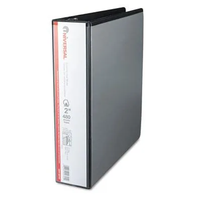 Universal Business Supply Universal Business Supply UNV20745 D-Ring View Binder 2" 480 Sheets Black — product photo