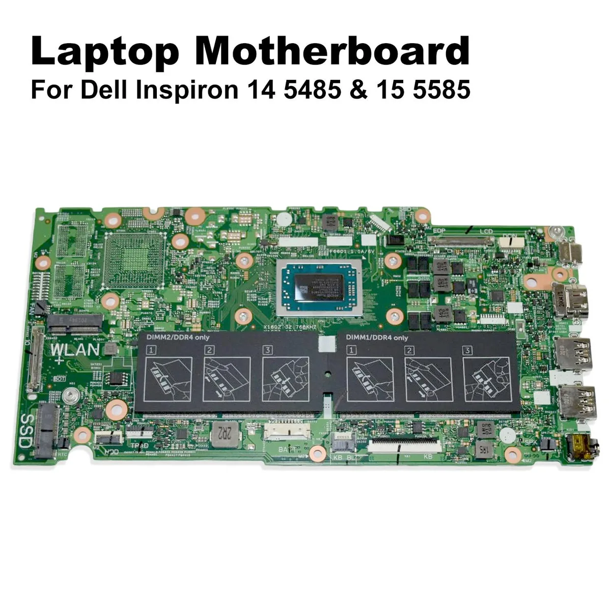 DELL DELL Inspiron 14 5485 15 5585 Motherboard AMD Ryzen 5 3500 2.1GHz FNM6F — product photo