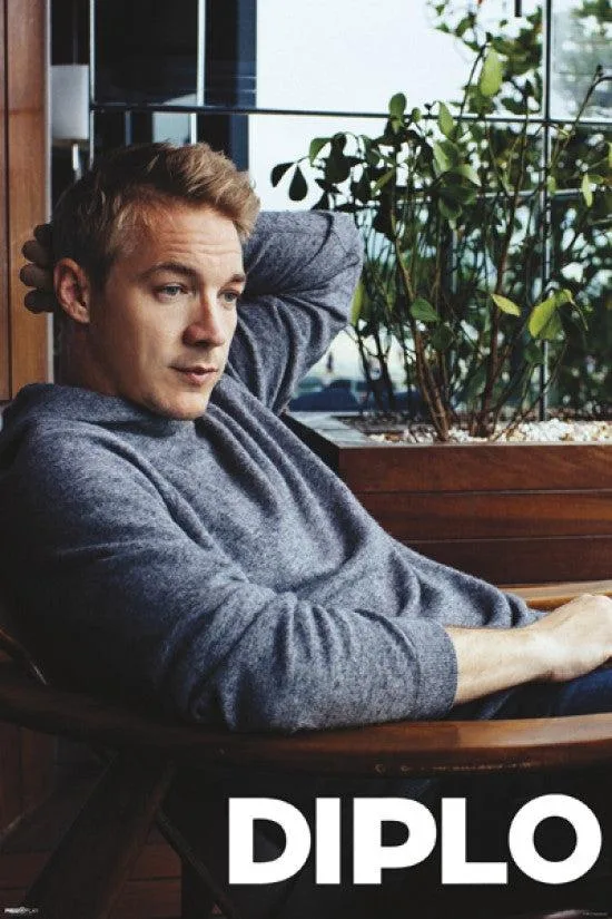 Diplo poster print, 22 by 34 inches, premium heavy stock paper, rolled in tube