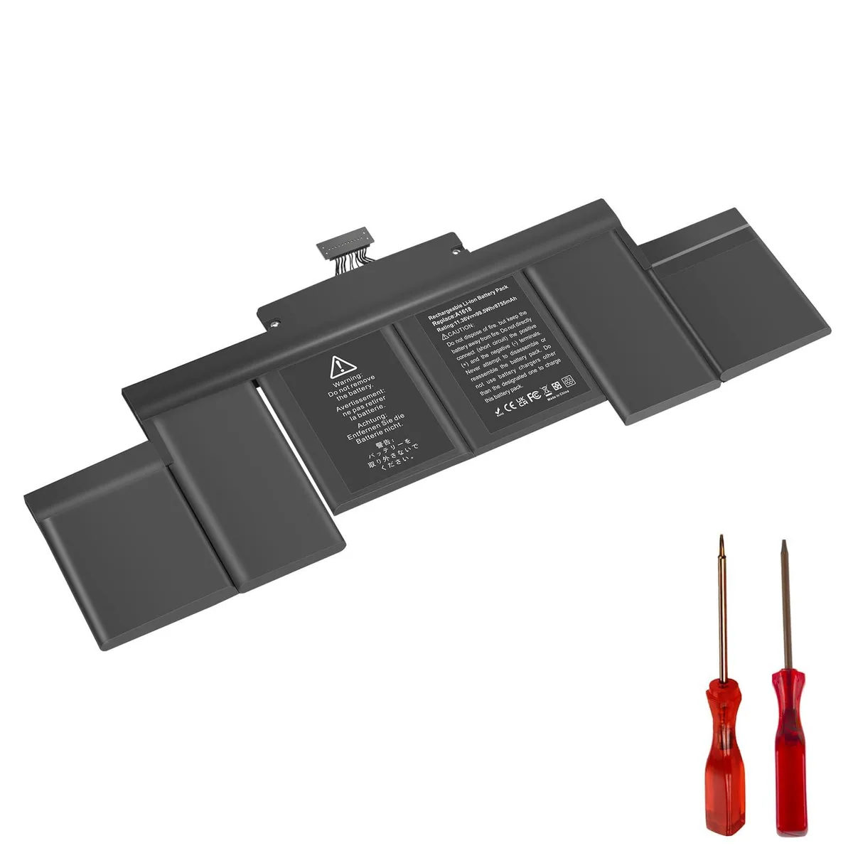  A1618 A1494 Laptop Battery for MacBook Pro 15" Retina A1398 Late 2013 Mid 2014 2015 — product photo