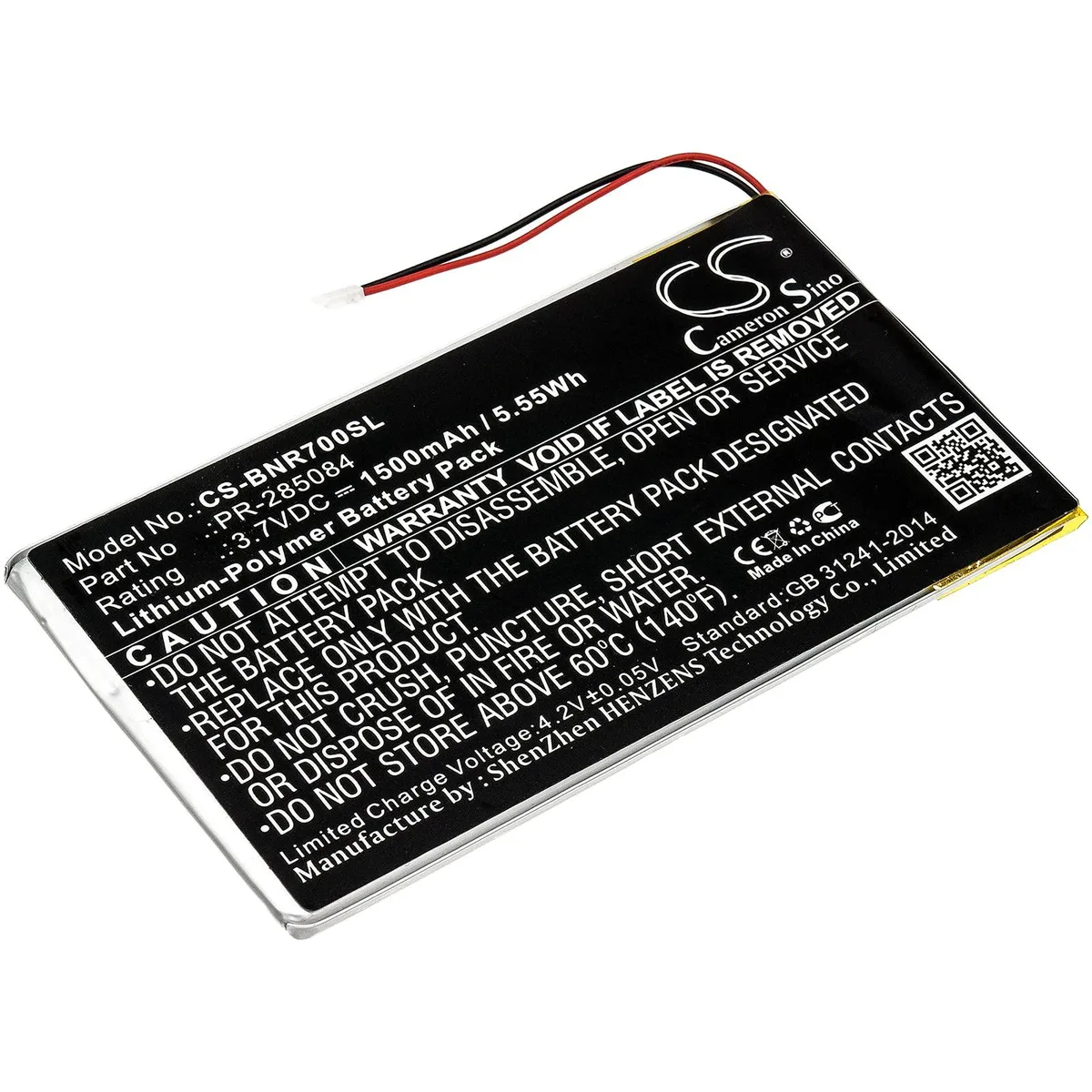  Cameron Sino Battery for Barnes &amp; Noble BNRV700 GlowLight Plus 7.8 1500mAh — product photo