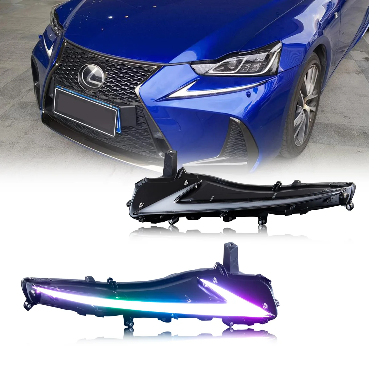 inginuity time inginuity time DL-3274A RGB DRL Lexus IS 250 350 200t 300 ISF 2017-2020 — product photo