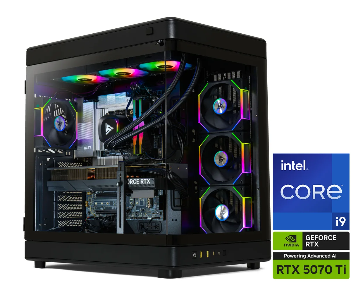 STORMCRAFT STORMCRAFT WI149KFCC-57TN1 Gaming PC i9-14900KF RTX 5070 Ti 32GB DDR5 2TB NVMe — product photo