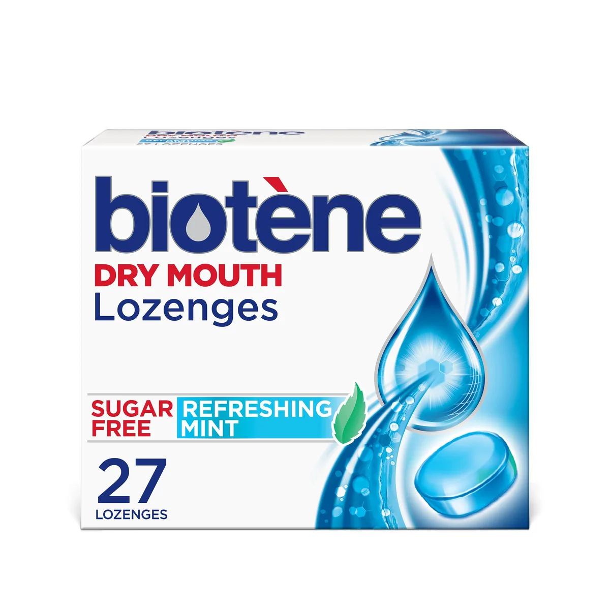 A small rectangular box of mint lozenges, 27 count