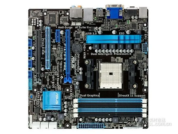 ASUS ASUS F1A75-M PRO AMD A75 Socket FM1 DDR3 64GB Micro ATX Motherboard — product photo