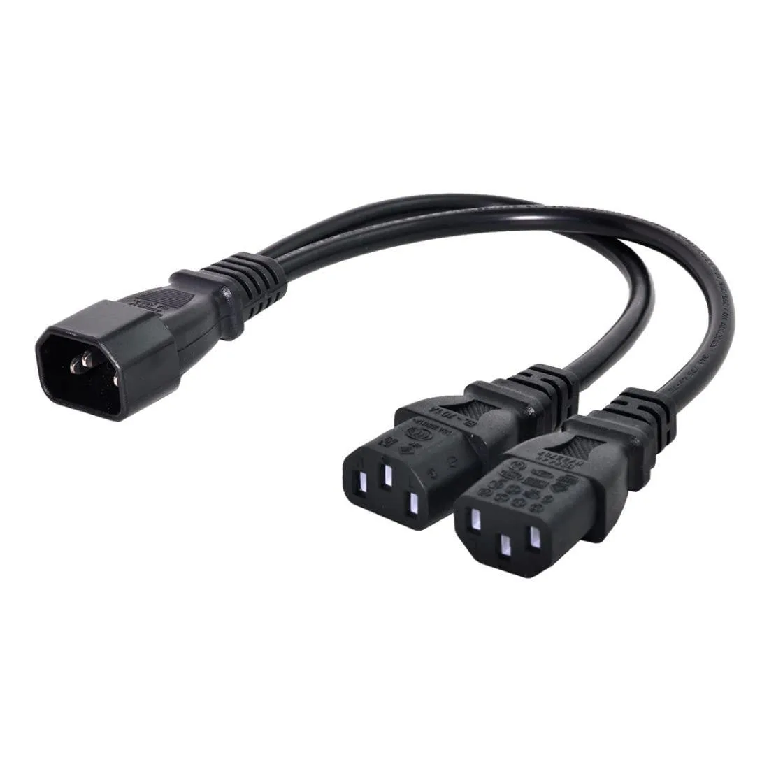 Vszerda Vszerda C14 to 2×C13 Y Splitter Power Cord 20cm 10A 250V — product photo