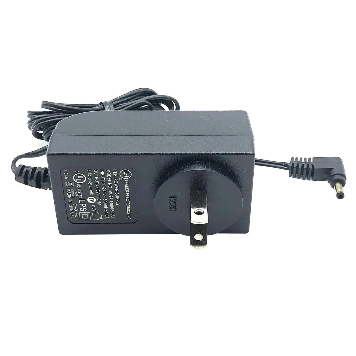 Lei Electronics Inc. Lei Electronics Inc. MU24-1480050-A1 48V 0.5A power adapter — product photo