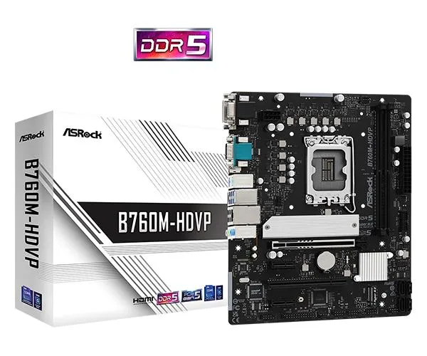 ASRock ASRock B760M-HDVP Intel motherboard — product photo
