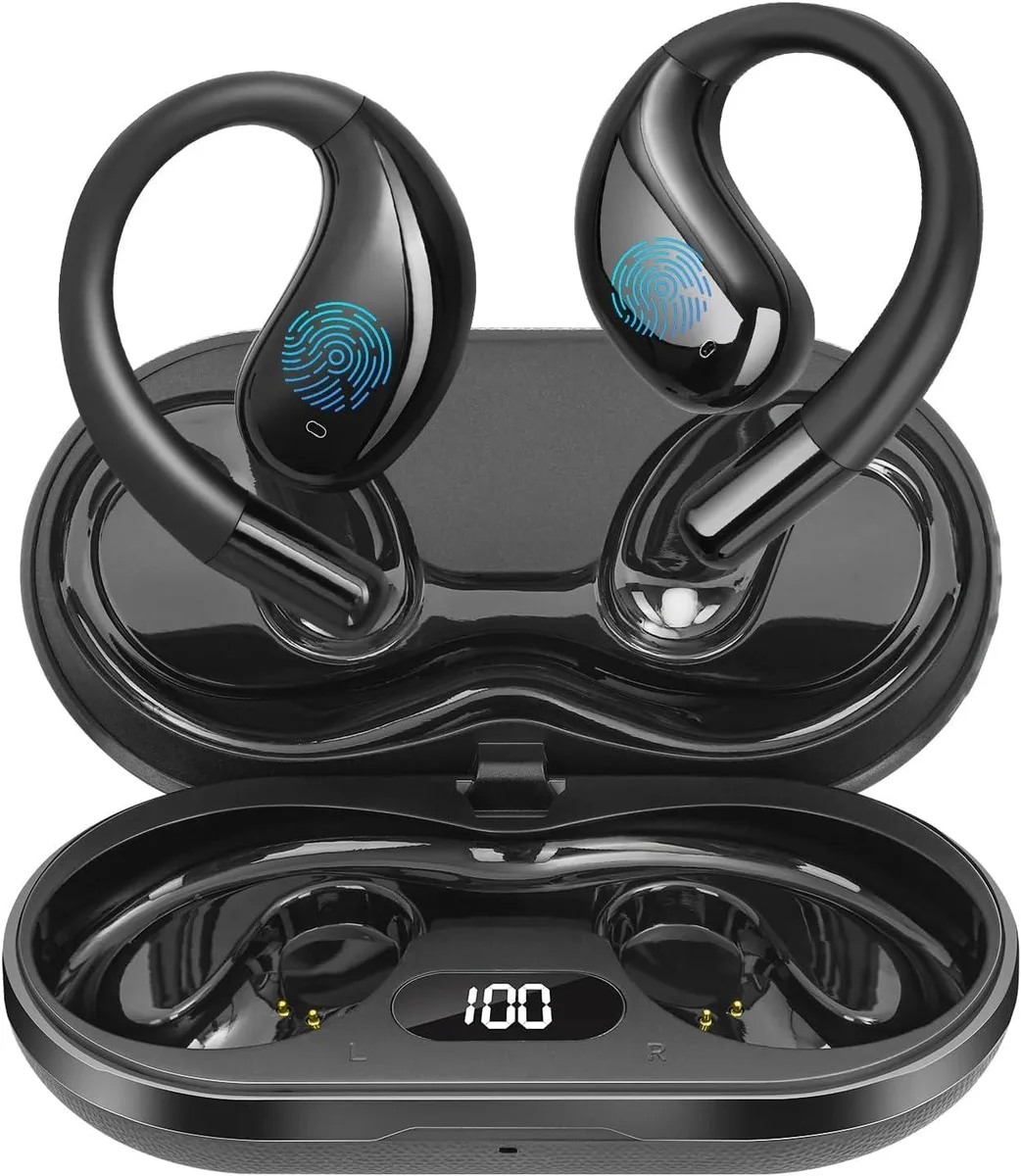  Psadhi J500 Plus Open Ear Clip Earbuds Bluetooth 5.4 60H Playtime — product photo