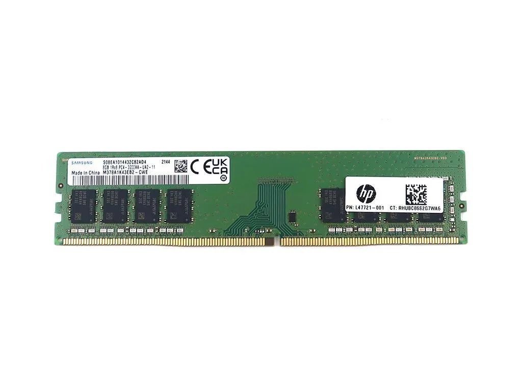 SAMSUNG SAMSUNG M378A1K43EB2 8GB DDR4 3200MHz CL22 288-Pin DIMM accessory — product photo