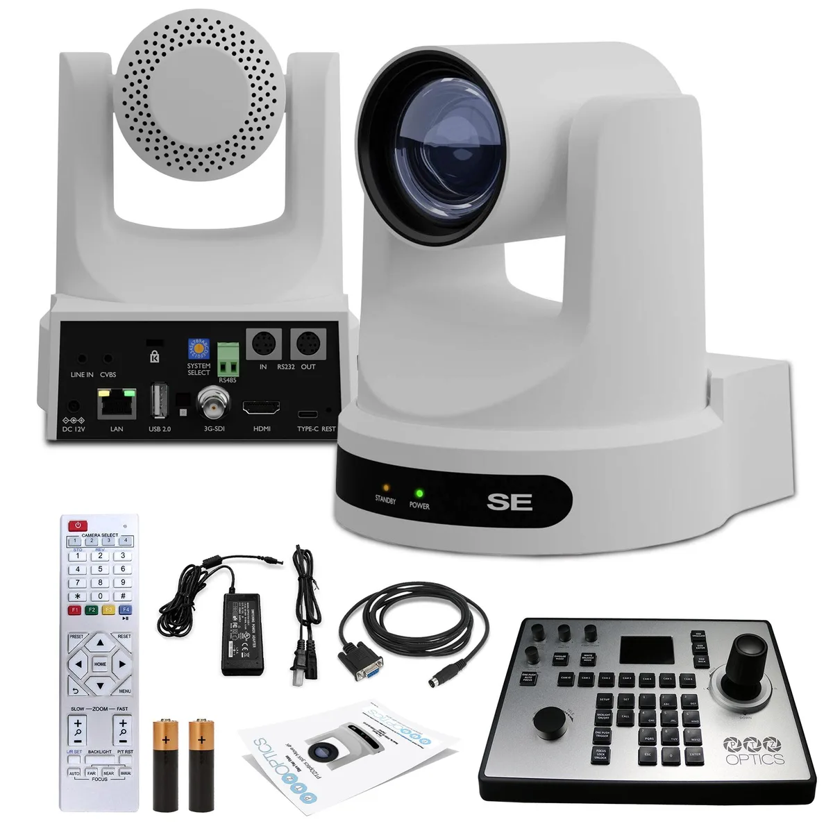 PTZOptics PTZOptics Move SE 12x Zoom PTZ Camera + PT-JOY-G4 Controller — product photo