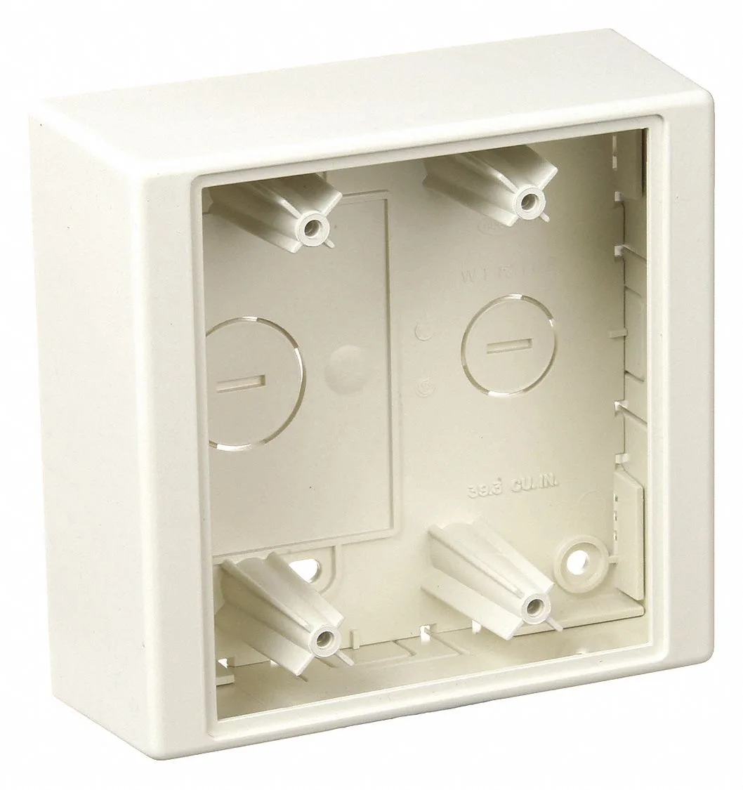 Hubbell Incorporated Hubbell Incorporated Deep Device Box PT12TGB White PVC Cord Cover — product photo