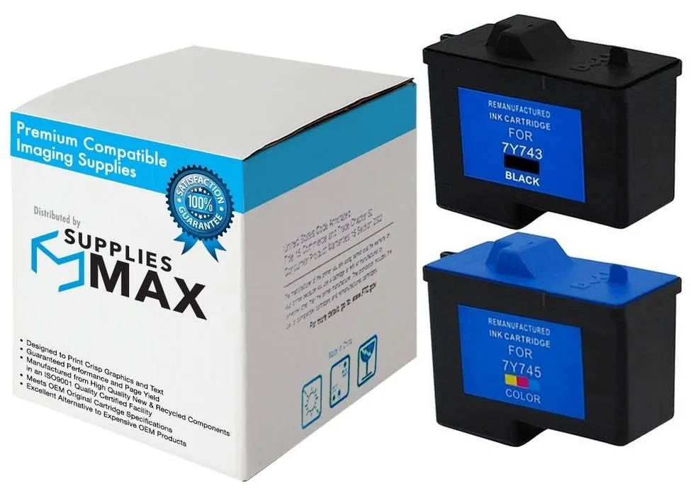 SuppliesMax SuppliesMax Remanufactured Inkjet Combo Pack for Dell A940/A960 (Series 2) (BKCCART) — product photo