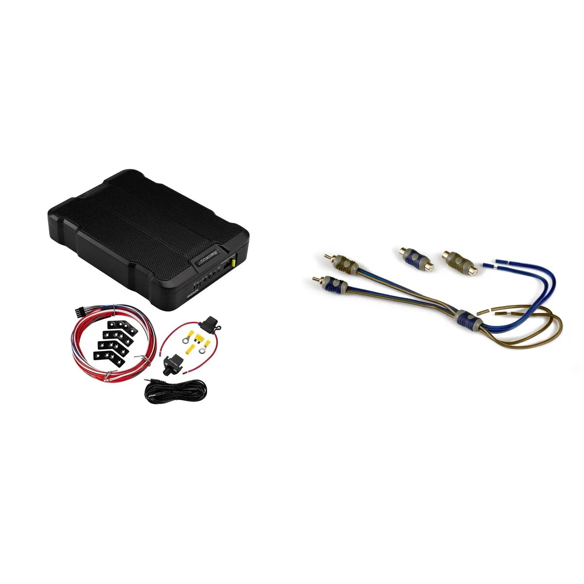 KICKER KICKER 51HS12 12-Inch Powered Subwoofer with 46KISL Interconnect Adapter — product photo