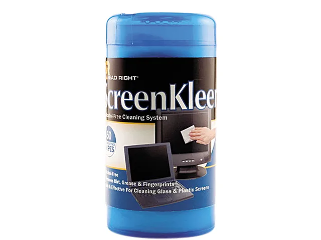 Read Right Read Right RR1491 ScreenKleen cleaning wipes, 50 per tub — product photo