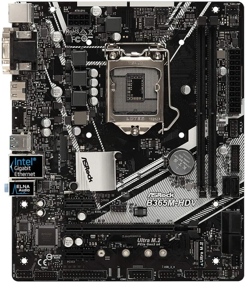 ASRock ASRock B365M-HDV Intel motherboard — product photo