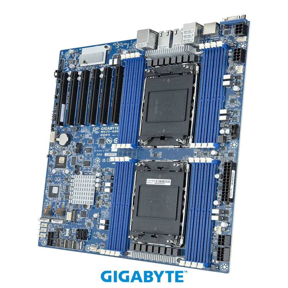 GIGABYTE GIGABYTE MS73-HB0 E-ATX server motherboard dual LGA 4677 16 DDR5 5600 10G LAN — product photo
