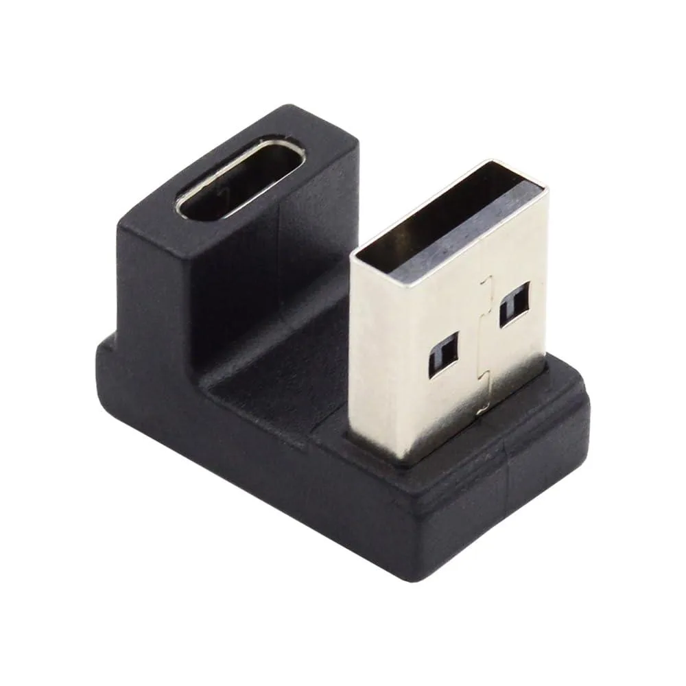 Fervit Fervit USB-C Female to USB 3.0 A Male 360° Angled Adapter 10Gbps — product photo
